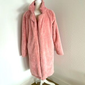 Fleece cozy coat